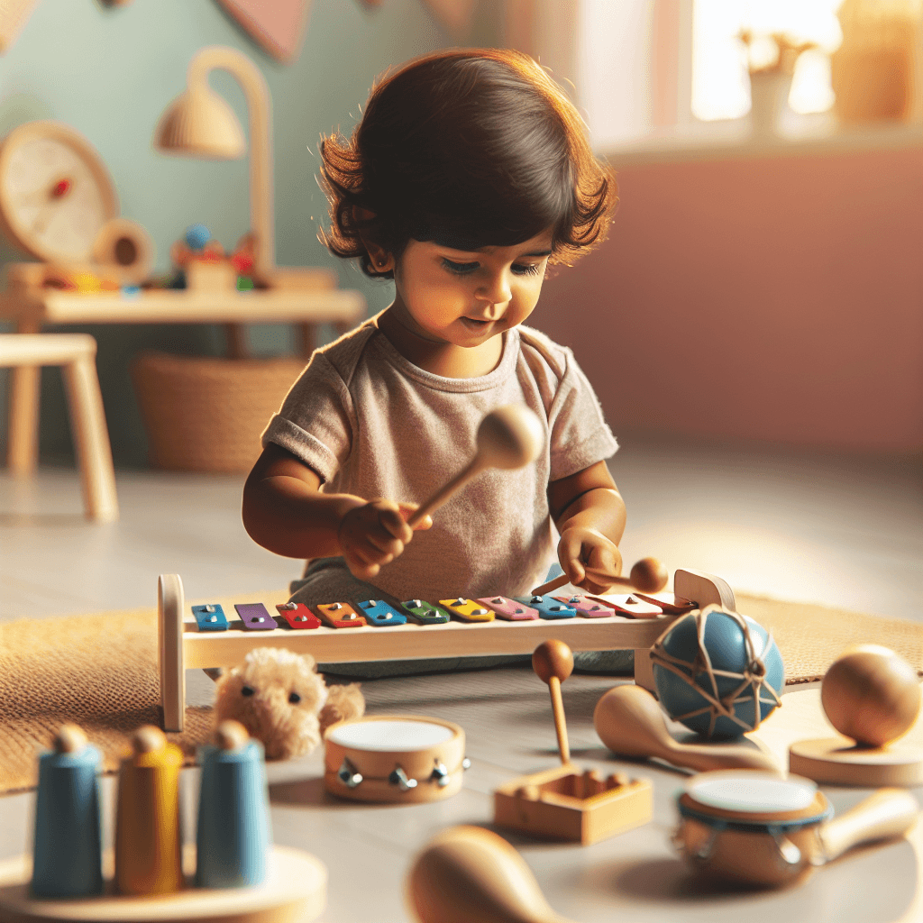 Exploring Music And Sound With Montessori Toys.