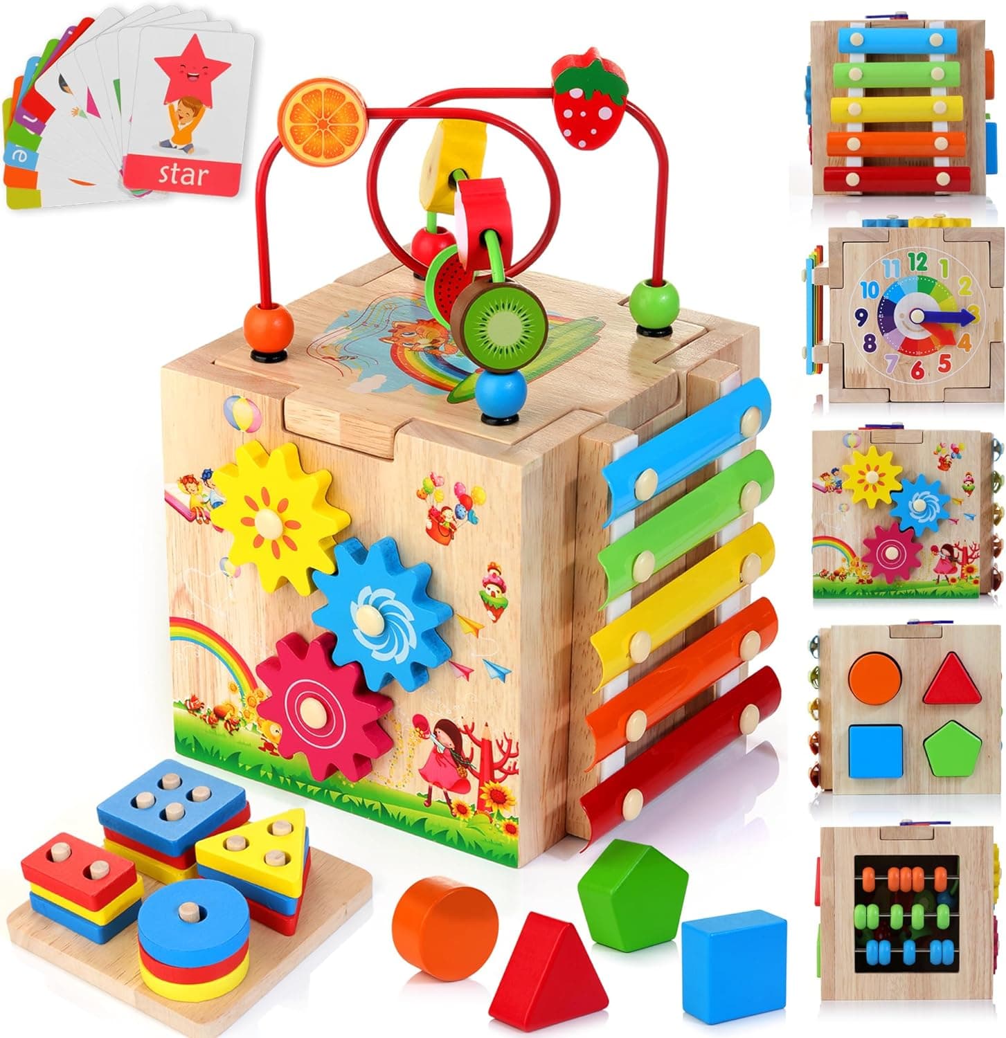 HELLOWOOD Wooden Activity Cube Review - HELLOWOOD tagged article