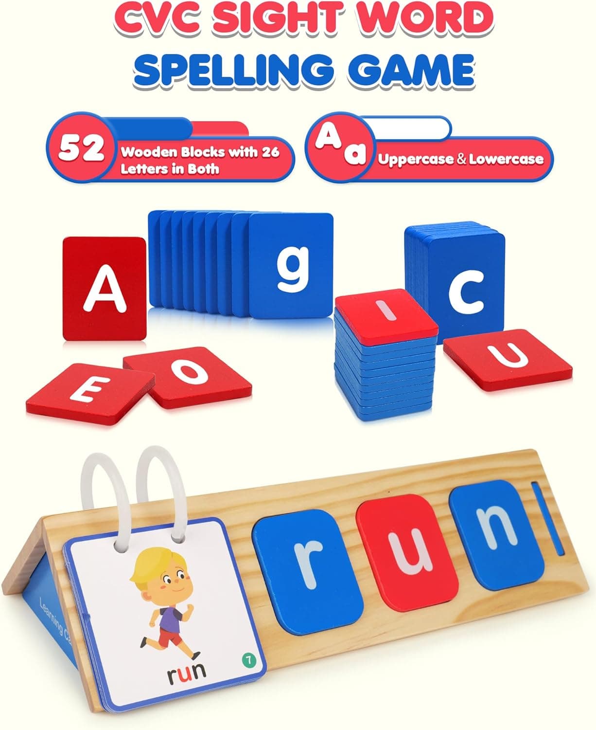 Wooden CVC Word Spelling Games Review - Mathematics article