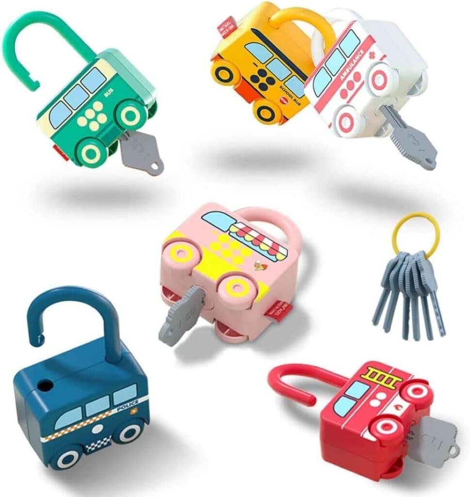 Baby Montessori Learning Educational stem Preschool Fine Motor Skills Activities Toys Busy Board 12 18 24 Months,Toddlers Sensory Birthday Easter Gifts for 1 2 3 yr One Years Old Boys Girls Kids