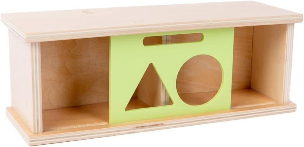 Montessori Infant Toys Multi-Shape Moveable Separation Box Cognitive Development and Shape Recognition Toys for 1-3 Years Old Babys