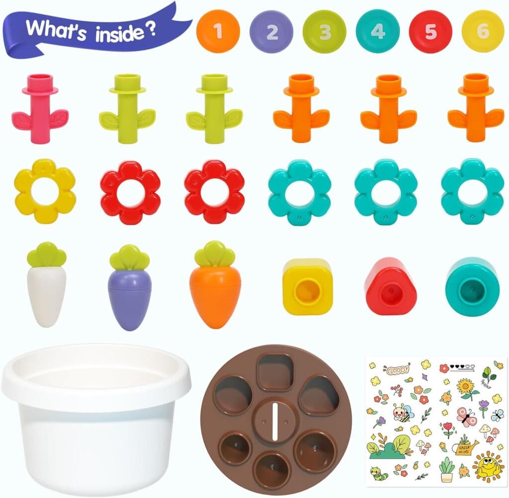 Montessori Toys for 1 Year Old Girl Birthday Gift - 7 in 1 Montessori Toys for 1+ Year Old Girl Learning Montessori Toys for 2 Year Old Boy, Baby Toys 12-18 Months, Toddler Toys Age 1-2