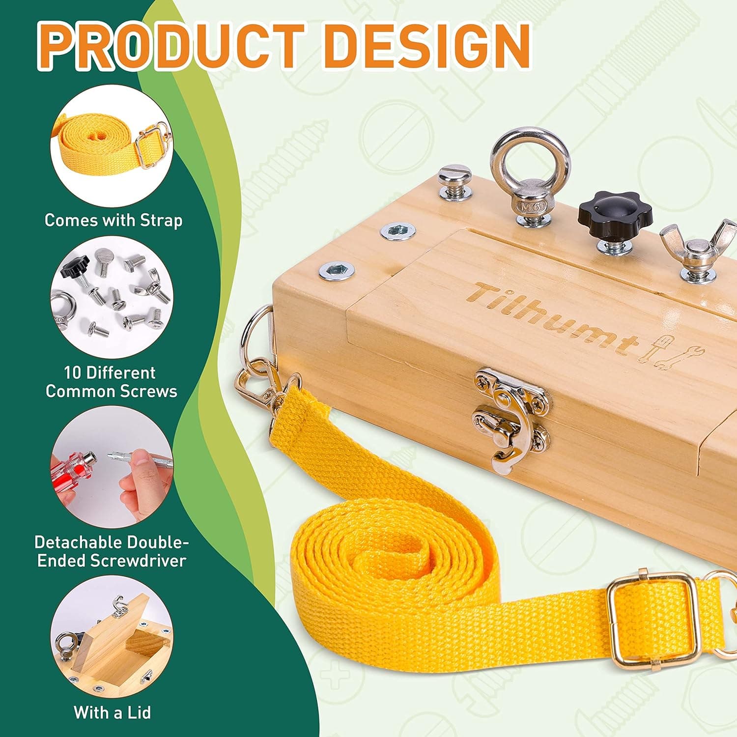 Tilhumt Montessori Screwdriver Board Set Review - Review tagged article