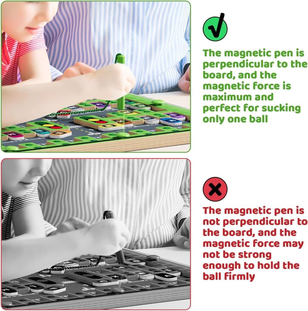 zhiwuzhu Magnetic Alphabet Maze Letter Puzzle,Montessori Fine Motor Skills Toys for Girls Boys,Education Toys for Preschool Learning Activities,Travel Toys Gifts for Toddler