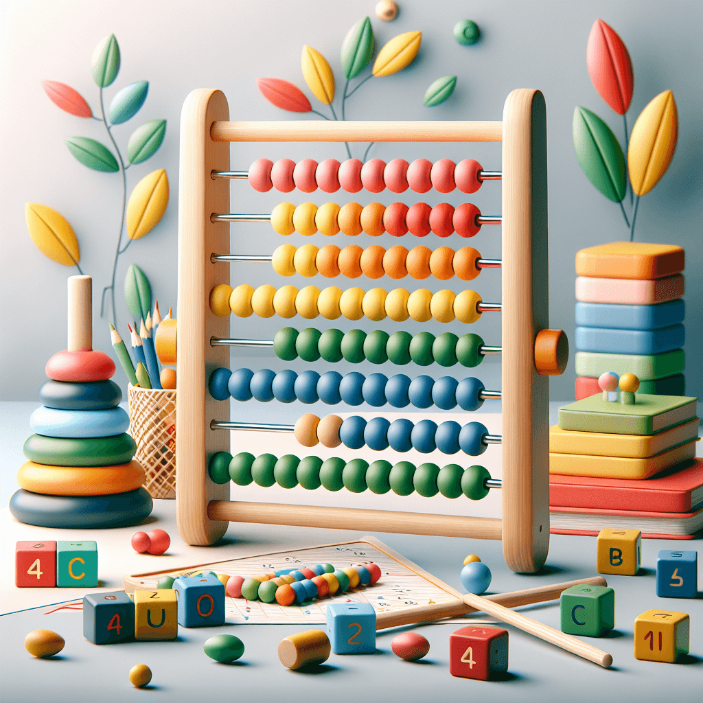 Math And Language Skills Development With Montessori Toys.