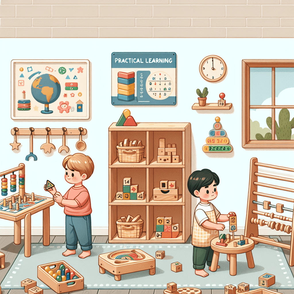 Real-Life Skills And Montessori Toys: Practical Learning For Children.