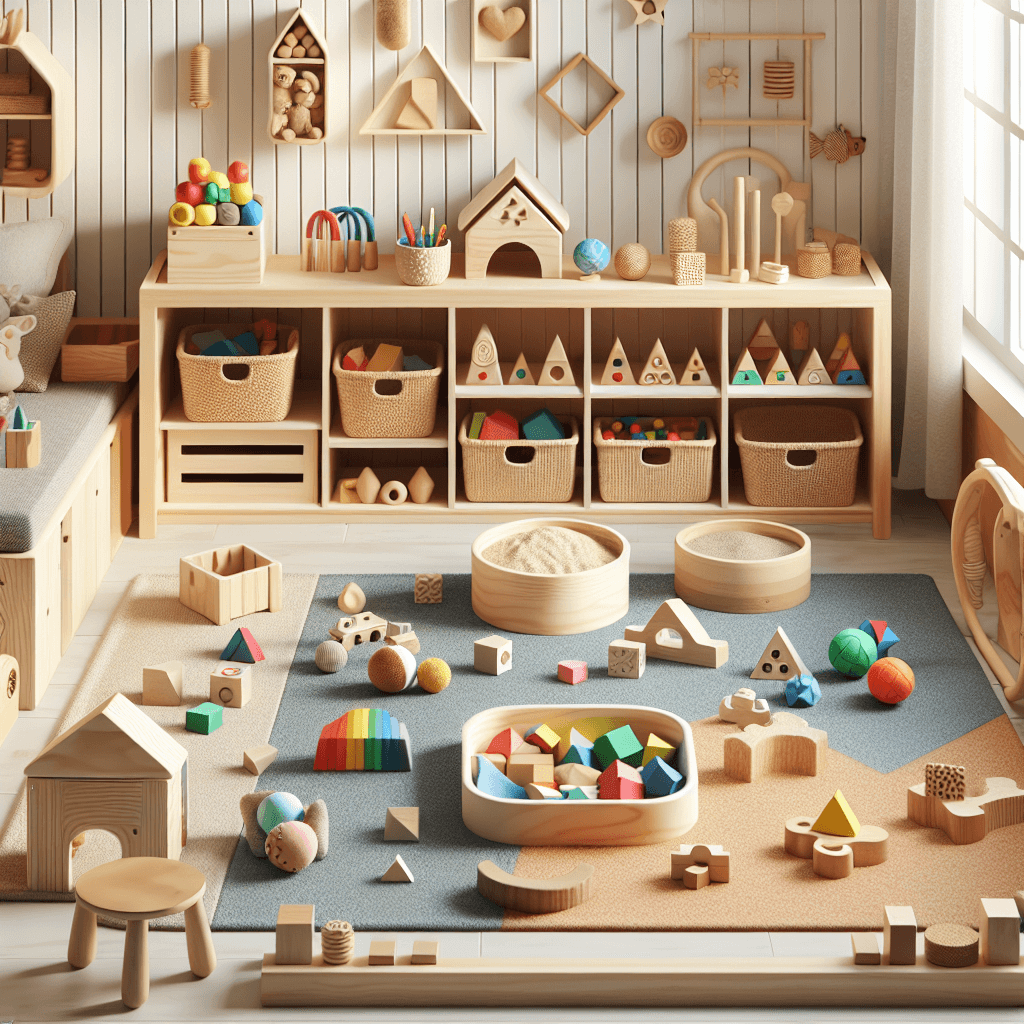 Tactile Learning: Exploring Textures With Montessori Toys.