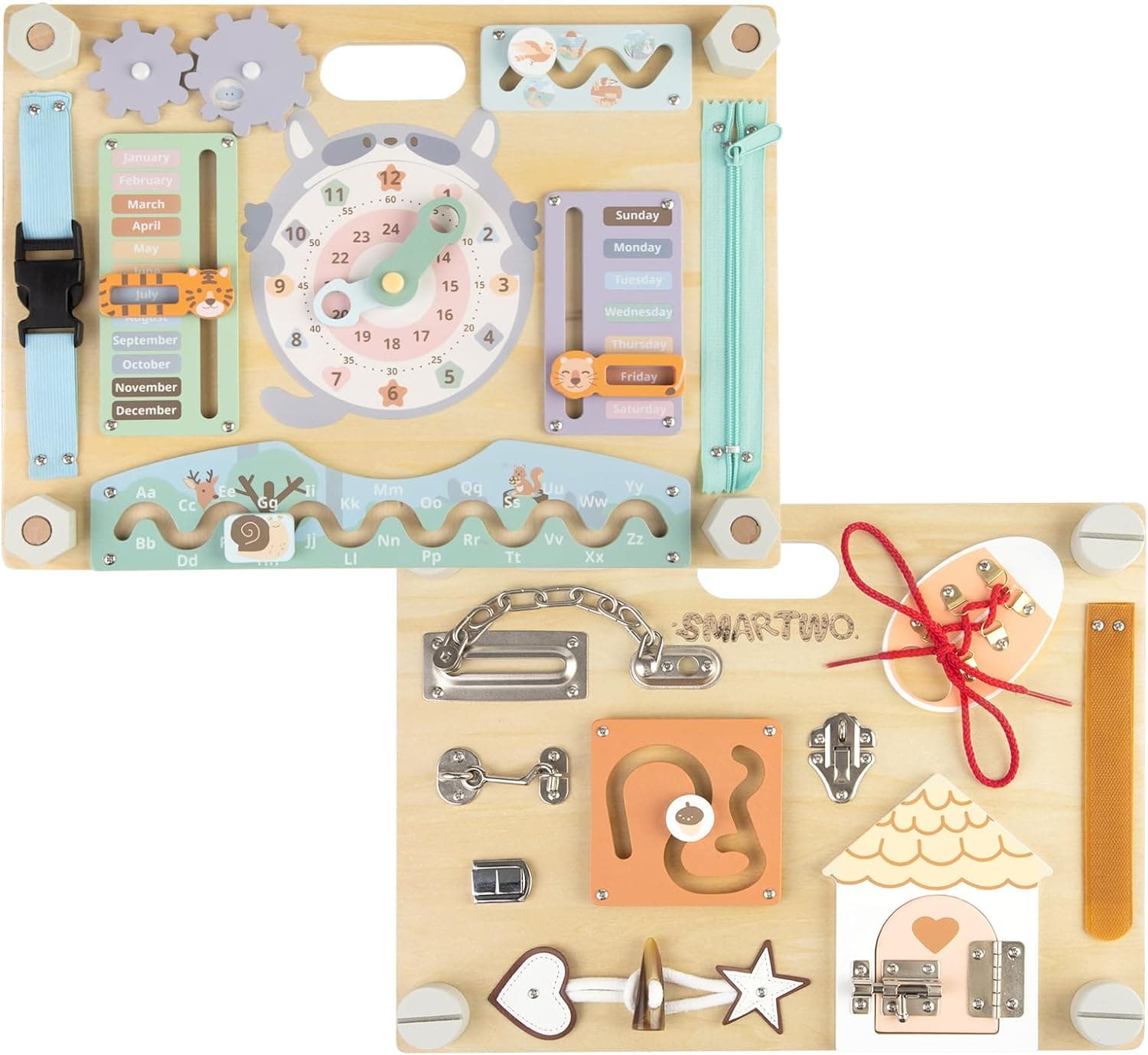 Double-Sided Montessori Busy Board Review - Double-Sided tagged article