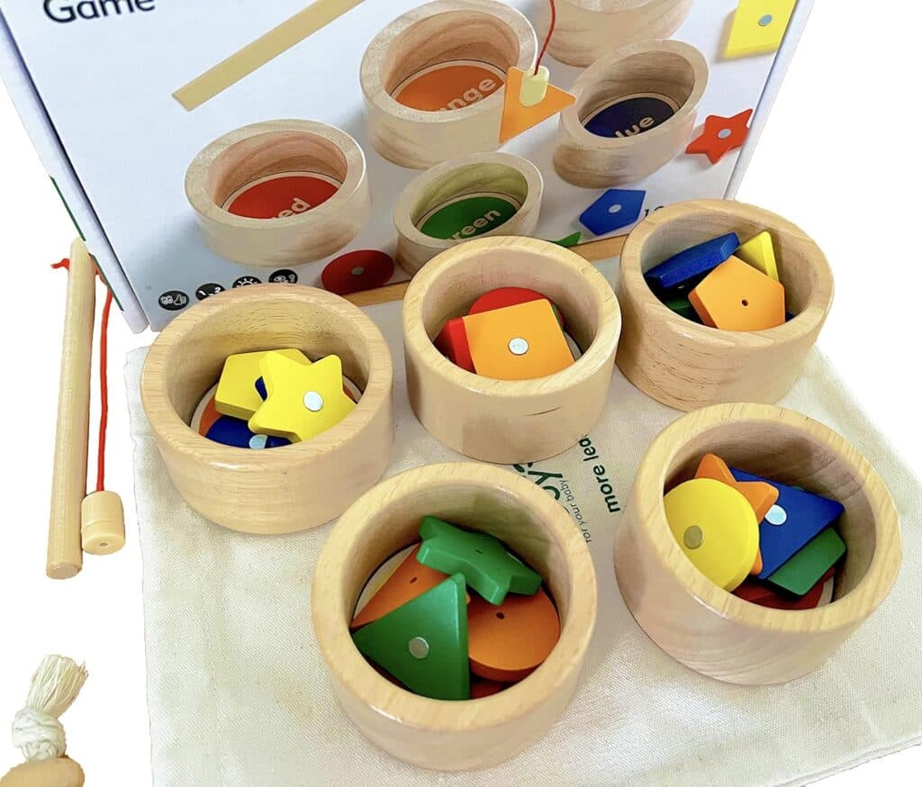 Dailyfunn Montessori Toys ColorShape Sorting Learning Matching Box for Baby Toddlers 1-3 Year Old