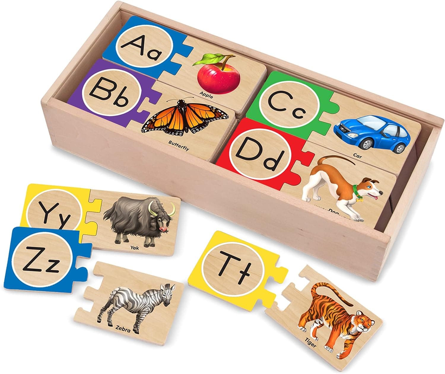 Melissa & Doug Alphabet Wooden Puzzles Review - Melissa & Doug tagged article