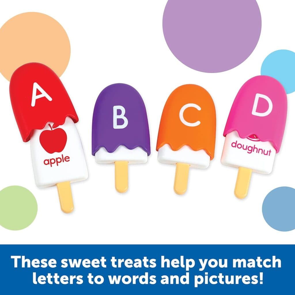 Learning Resources Mini ABC Pops - Educational Toys for Kids Ages 3+, ABC for Toddlers, Montessori Toys for Kids