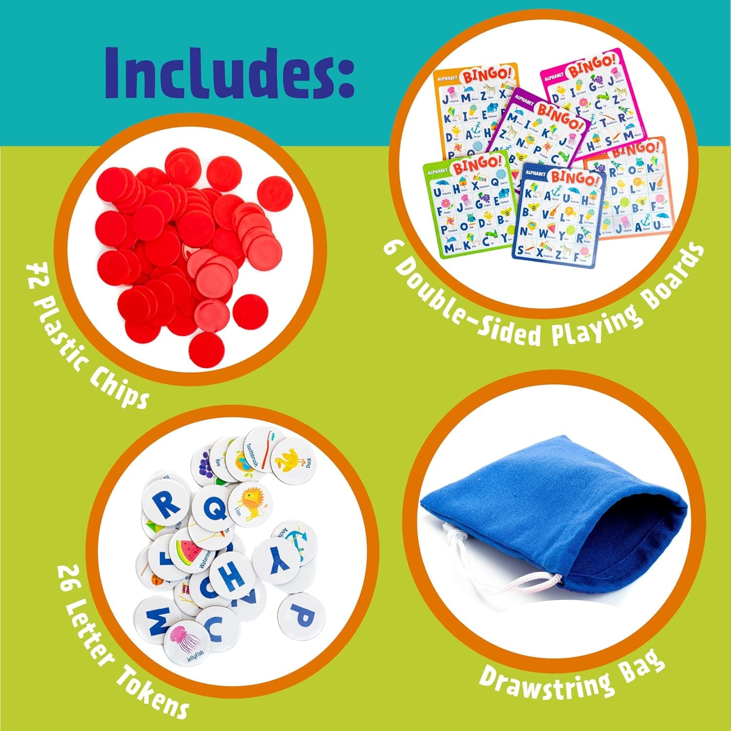 Peaceable Kingdom Alphabet Bingo! review - Kids Games tagged article