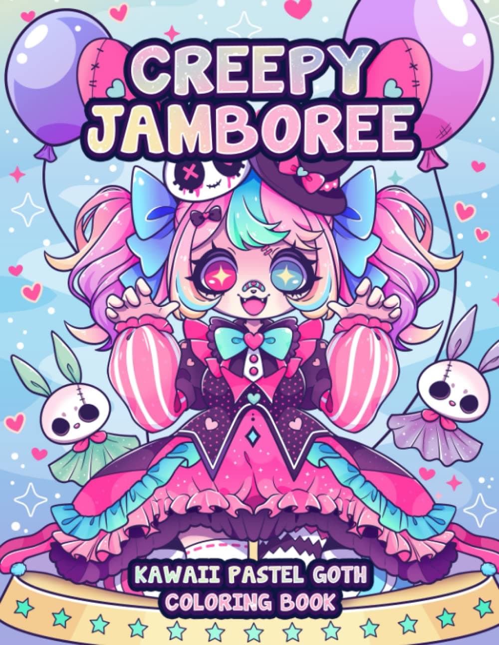 Creepy Jamboree Kawaii Pastel Goth Coloring Book Review - Pastel Goth tagged article